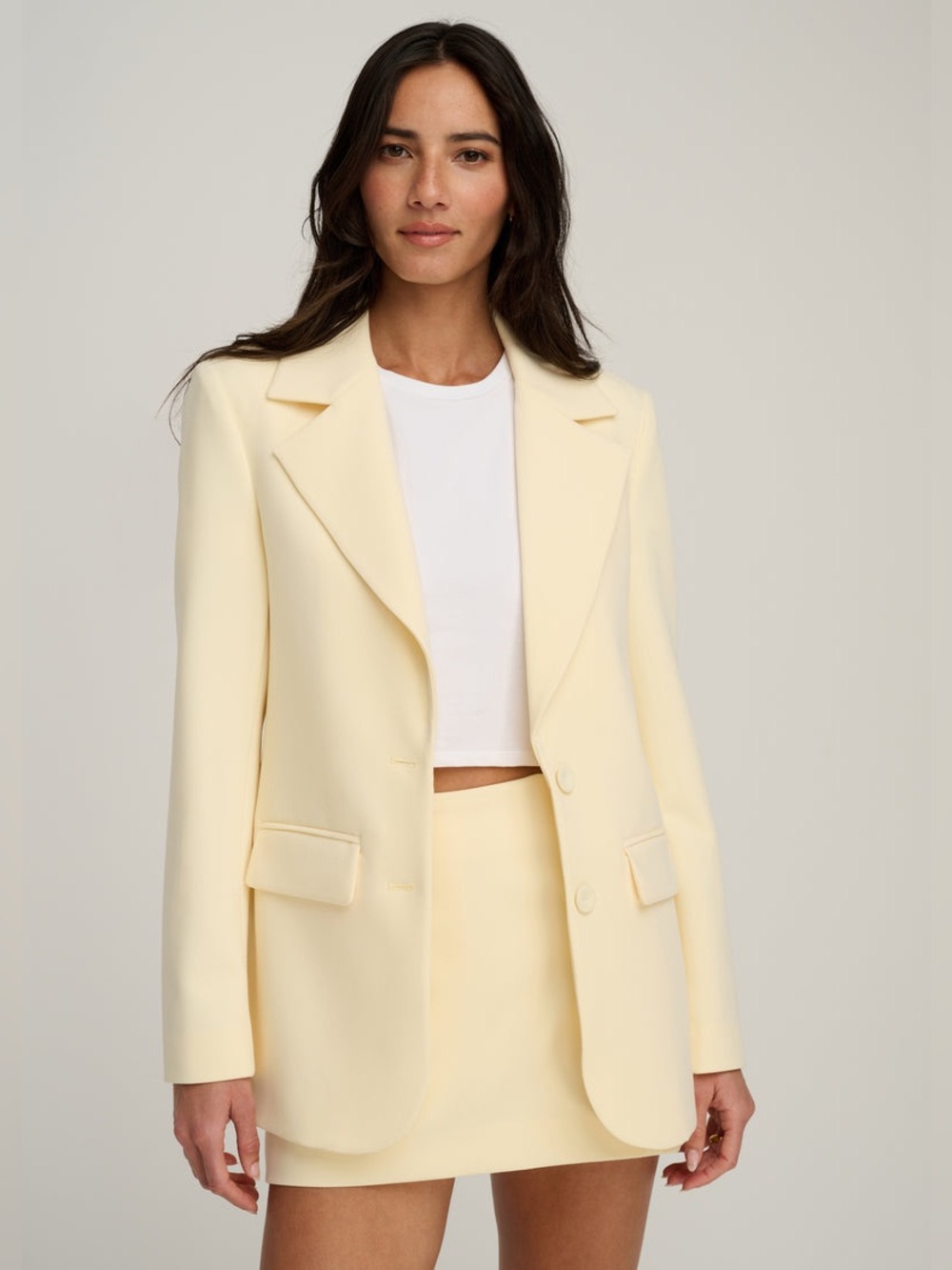 Favorite Daughter The Favorite Oversized Blazer - Moonbeam